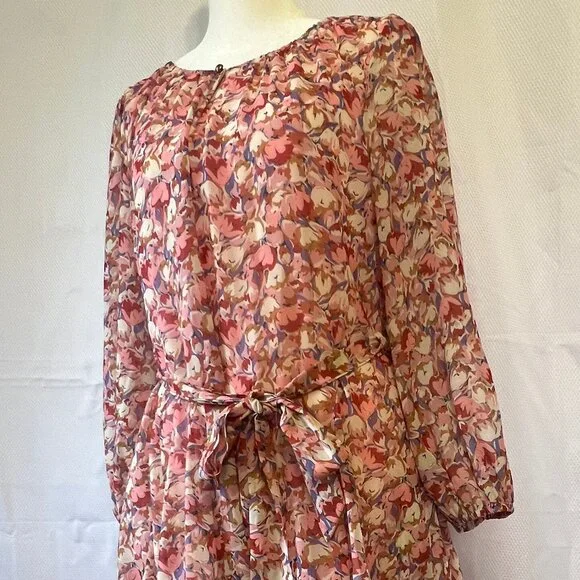 Kori Pink Floral Dress - Picture 11 of 15